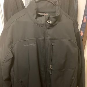 Men’s soft shell full zip jacket